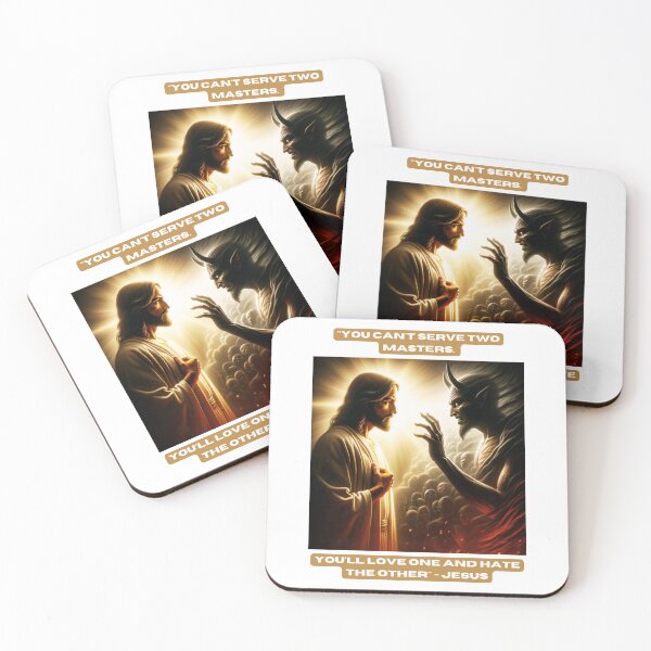 Item preview, "You can't serve two masters. You'll love one and hate the other" - Jesus designed and sold by STO1KA.