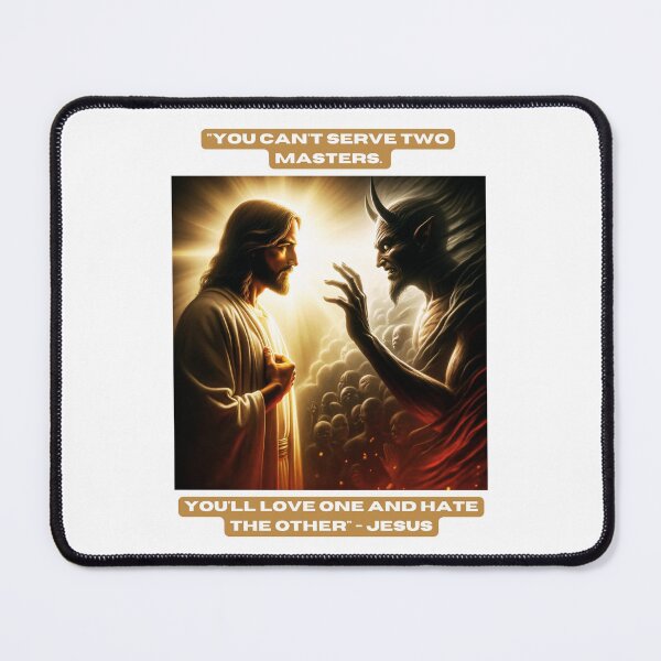 Item preview, "You can't serve two masters. You'll love one and hate the other" - Jesus designed and sold by STO1KA.