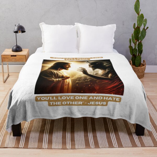 Item preview, "You can't serve two masters. You'll love one and hate the other" - Jesus designed and sold by STO1KA.