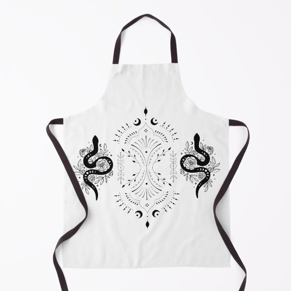 Item preview, Beautiful Space Serpent with Roses in a Symetrical Design designed and sold by luckyredskittle.