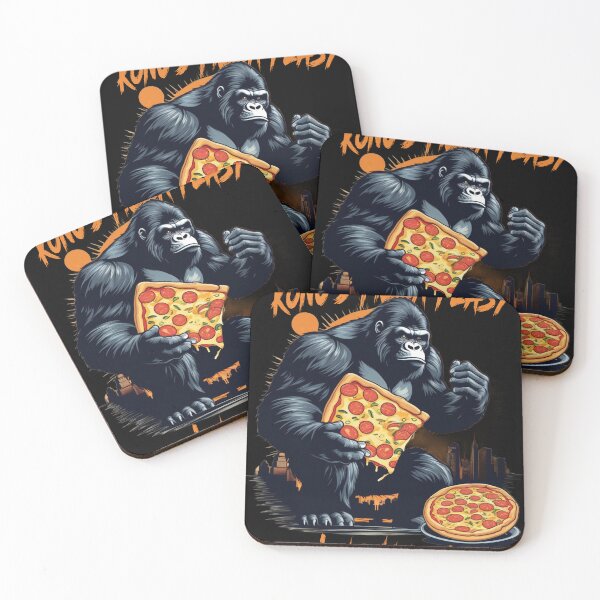 Item preview, Kong's Pizza Feast: A Giant Appetite designed and sold by studiobrazuka.