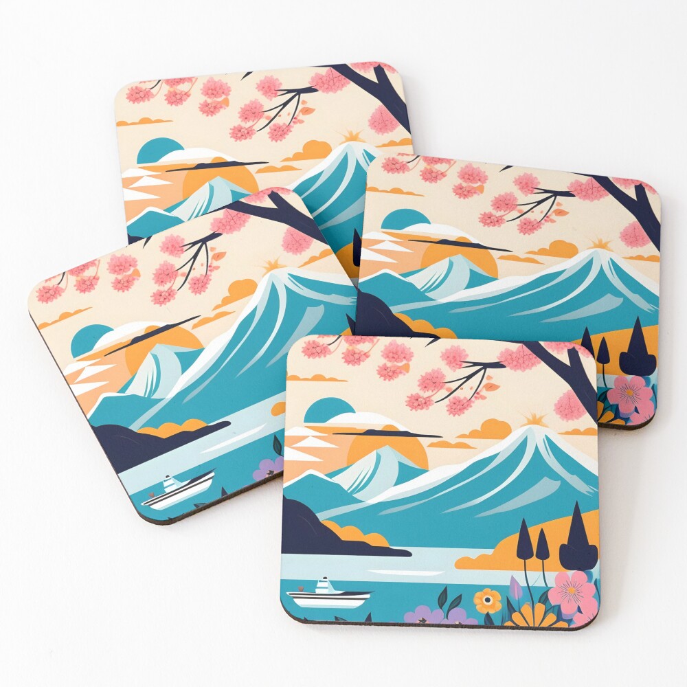 Item preview, Coasters (Set of 4) designed and sold by CuteSpider.