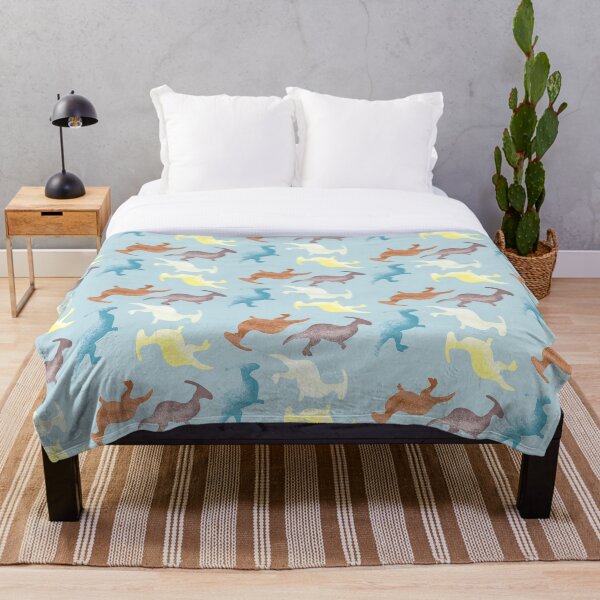 Item preview, Parasaurolophus Dinosaur Pattern (Blue) designed and sold by BLAAAAASK.