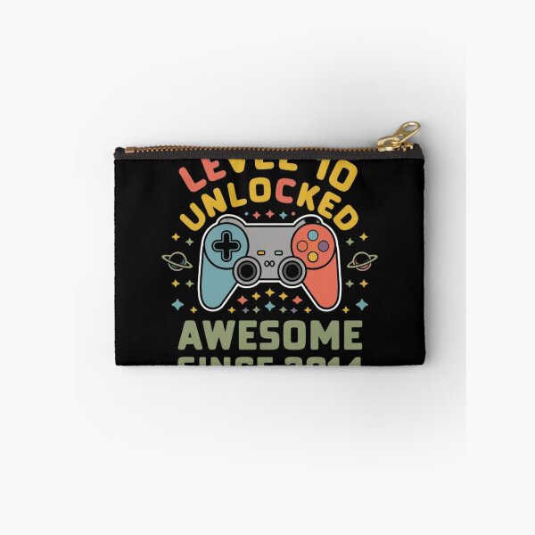 Item preview, level 10 unlocked awesome since 2014 designed and sold by first-shirt ⭐ ⭐ ⭐ ⭐ ⭐.