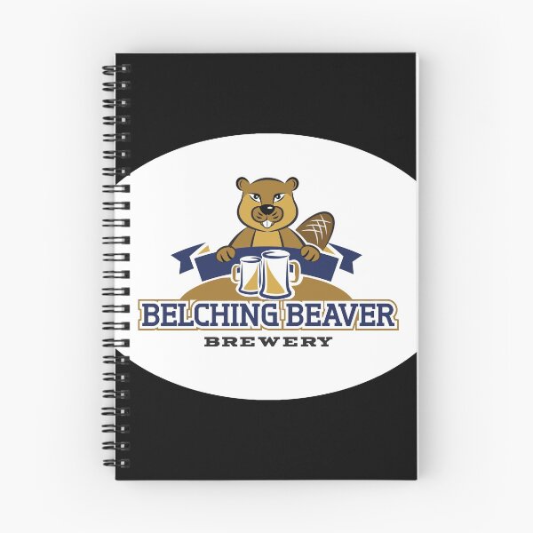 Item preview, Belching Beaver Brewery Logo 13 Oval White Spotlight designed and sold by 108dragons.