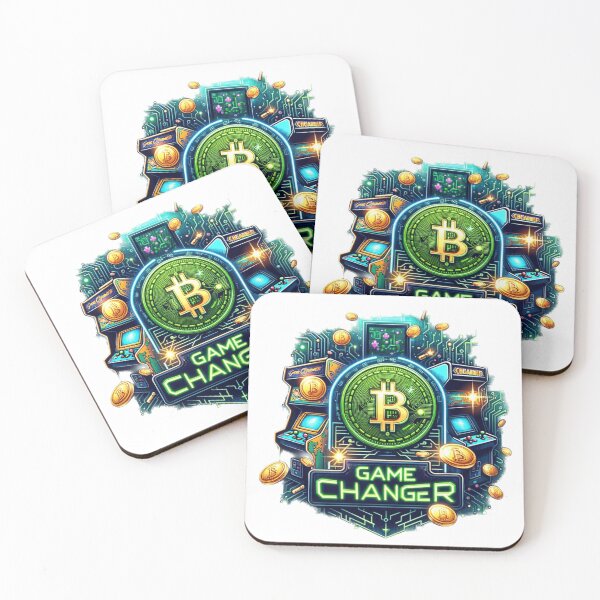 Item preview, Game Changer Bitcoin Logo designed and sold by Emoji Emblems.
