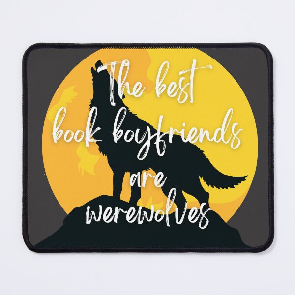 Item preview, The best book boyfriends are werewolves designed and sold by bookishjargon.