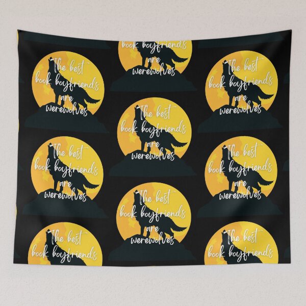 Item preview, The best book boyfriends are werewolves designed and sold by bookishjargon.