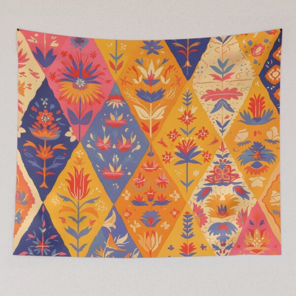 Item preview, Colorful Floral Pattern designed and sold by CulturalVibes.