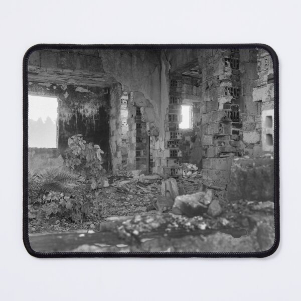 Item preview, Abandoned building inside ferms and plants overtaking the rubble  designed and sold by Brian Scantlebury.