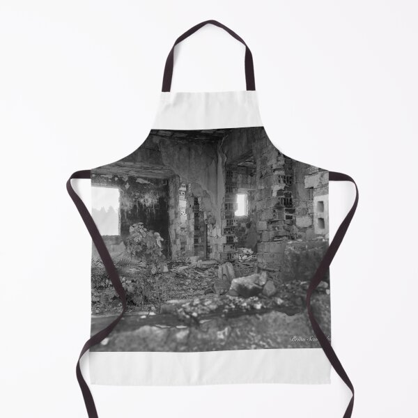 Item preview, Abandoned building inside ferms and plants overtaking the rubble  designed and sold by Brian Scantlebury.