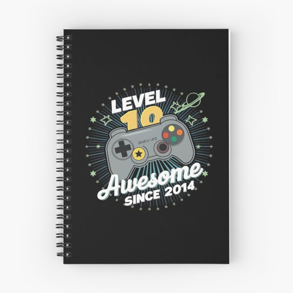 Item preview, level 10 unlocked awesome since 2014 designed and sold by first-shirt ⭐ ⭐ ⭐ ⭐ ⭐.