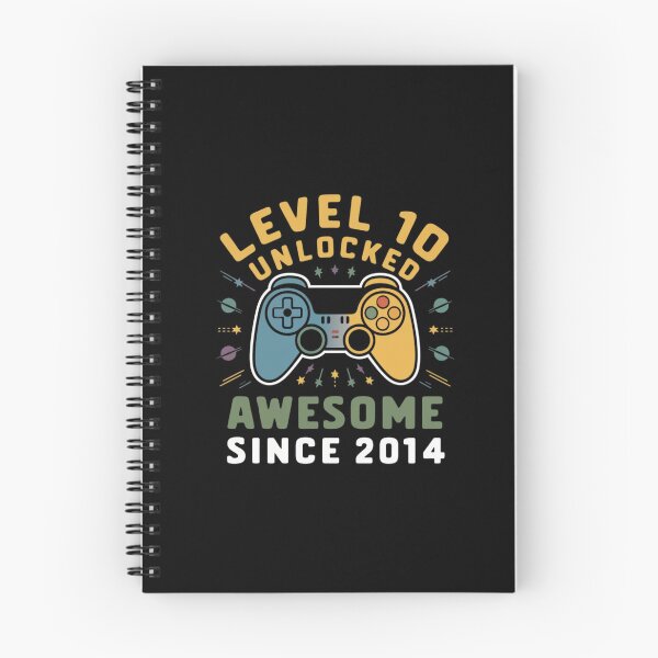 Item preview,  level 10 unlocked awesome since 2014 designed and sold by first-shirt ⭐ ⭐ ⭐ ⭐ ⭐.