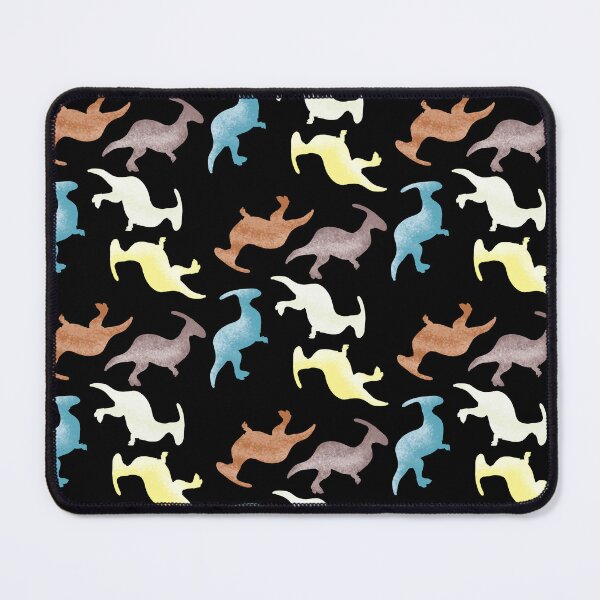 Item preview, Parasaurolophus Dinosaur Pattern (Black) designed and sold by BLAAAAASK.