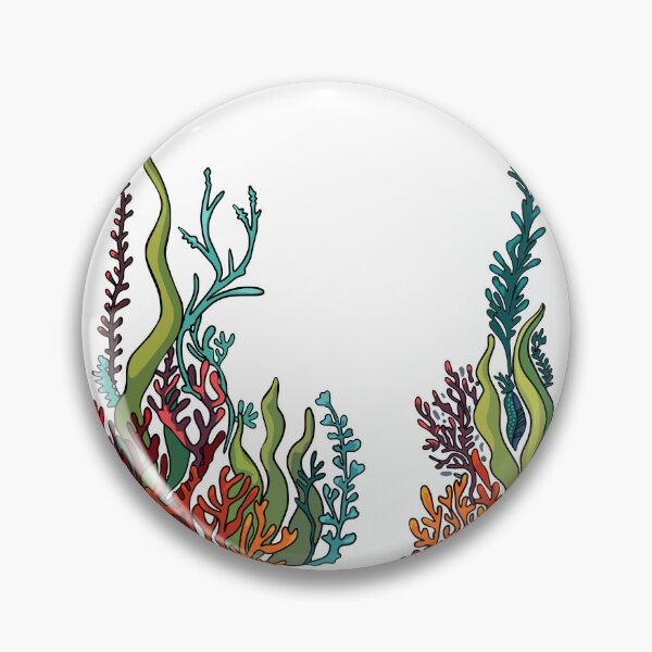 Item preview, Watercolor illustrations of algae. Ocean Seaweed Plant designed and sold by Anastasiia Yurevych.