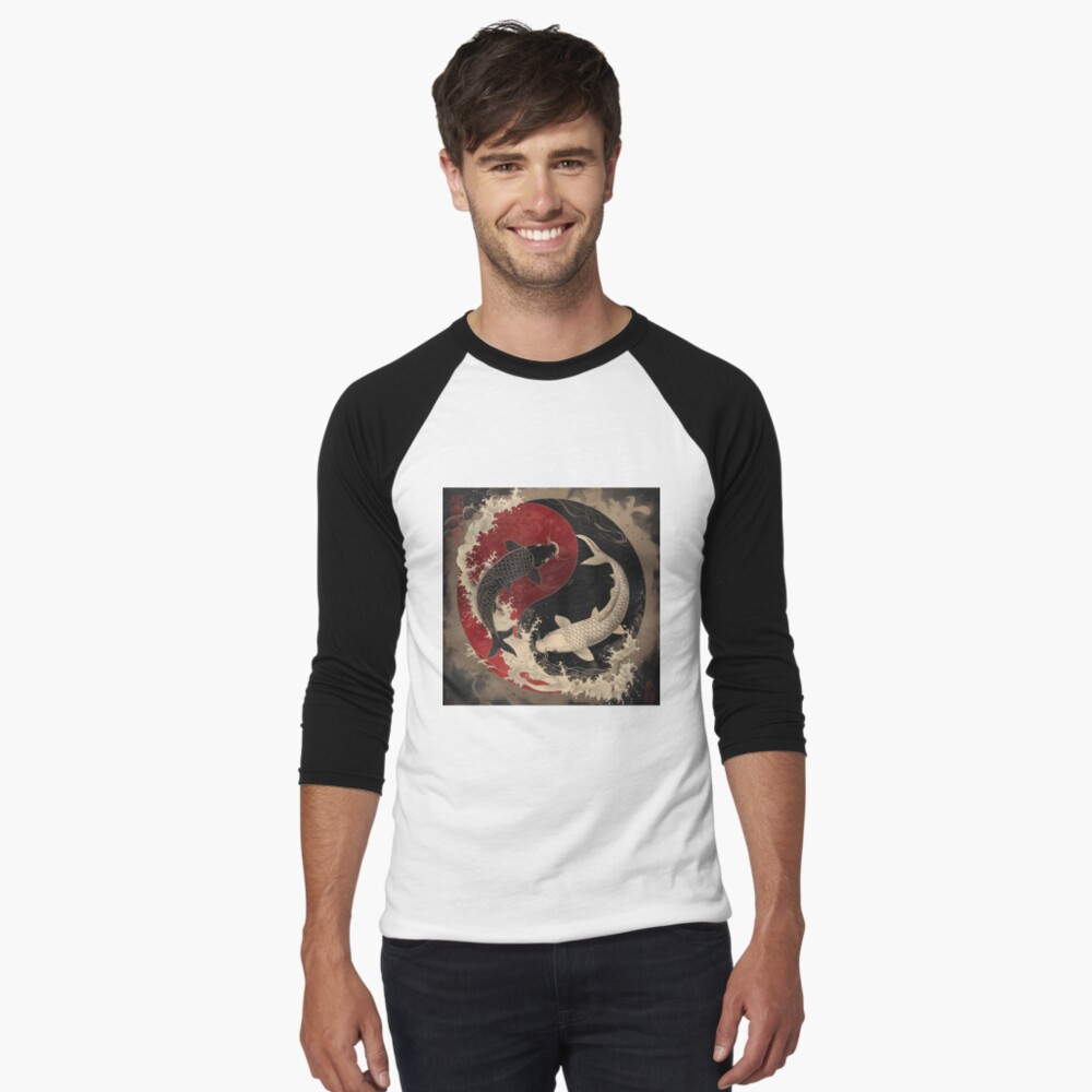 Item preview, Baseball ¾ Sleeve T-Shirt designed and sold by molly-josh-art.