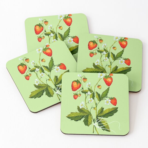 Item preview, Wild strawberry garden illustration  designed and sold by stsuzirya.