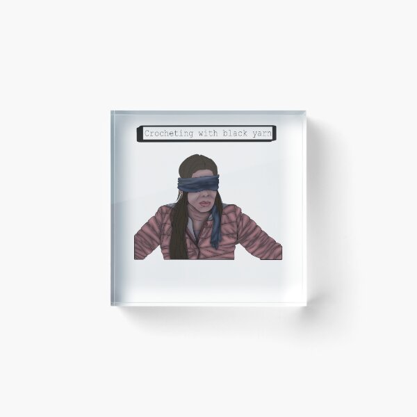 Item preview, Bird Box Crochet Meme designed and sold by meghan0629.