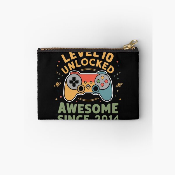 Item preview, level 10 unlocked awesome since 2014 designed and sold by first-shirt ⭐ ⭐ ⭐ ⭐ ⭐.