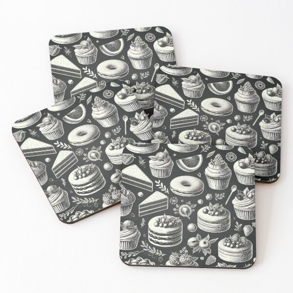 Item preview, Chalk cake pattern designed and sold by Vkinsify.