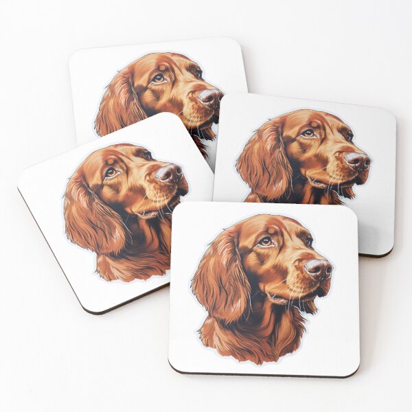 Item preview, Cute Irish Setter Mom Dad Guardian Angel Best Friend Doggie Paw designed and sold by SMARTKIT  DESIGNAGENCY.