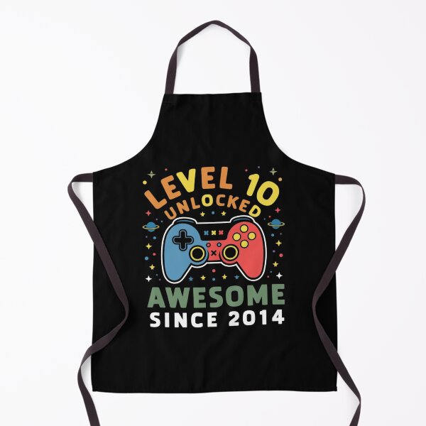 Item preview, level 10 unlocked awesome since 2014 designed and sold by first-shirt ⭐ ⭐ ⭐ ⭐ ⭐.