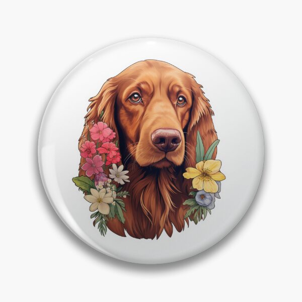 Item preview, Cute Flower Irish Setter Mom Dad Guardian Angel Best Friend Doggie Paw designed and sold by SMARTKIT  DESIGNAGENCY.
