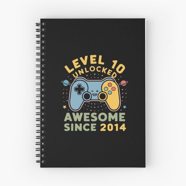 Item preview,  level 10 unlocked awesome since 2014 designed and sold by first-shirt ⭐ ⭐ ⭐ ⭐ ⭐.