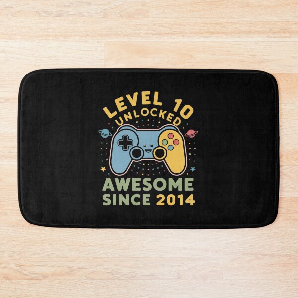 Item preview,  level 10 unlocked awesome since 2014 designed and sold by first-shirt ⭐ ⭐ ⭐ ⭐ ⭐.