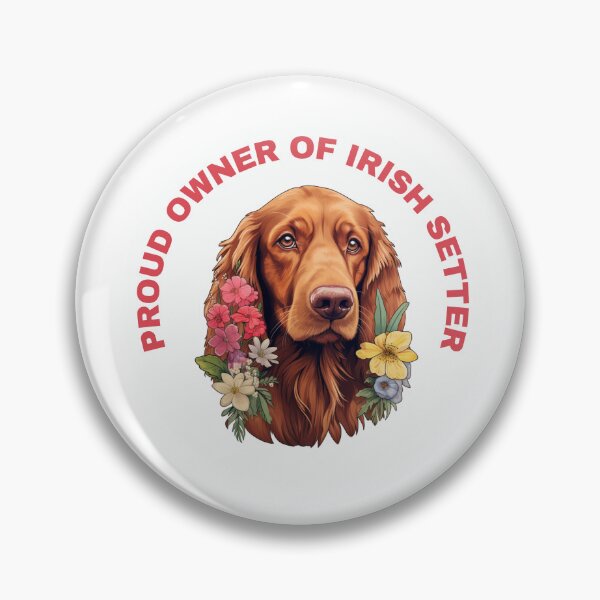 Item preview, Cute Flower Irish Setter Mom Dad Guardian Angel Best Friend Doggie Paw designed and sold by SMARTKIT  DESIGNAGENCY.