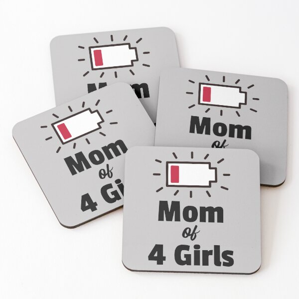 Item preview, Mom of 4 Girls designed and sold by 87-Aesthetics.