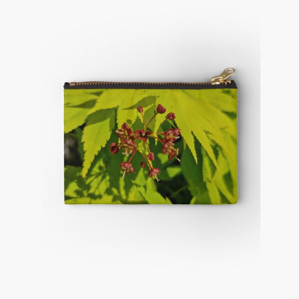 Item preview, Green Japanese Maple Leaves and Red Flower designed and sold by Gaboro.
