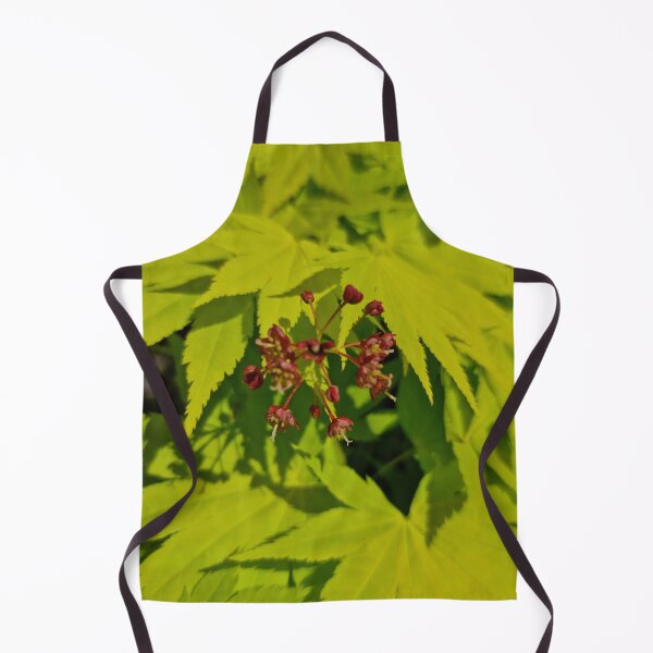 Item preview, Green Japanese Maple Leaves and Red Flower designed and sold by Gaboro.