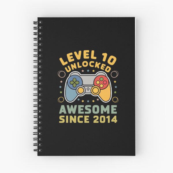 Item preview,  level 10 unlocked awesome since 2014 designed and sold by first-shirt ⭐ ⭐ ⭐ ⭐ ⭐.