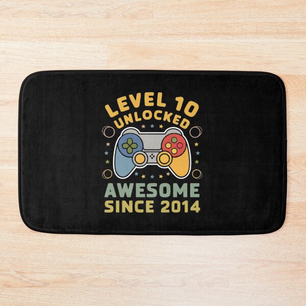 Item preview,  level 10 unlocked awesome since 2014 designed and sold by first-shirt ⭐ ⭐ ⭐ ⭐ ⭐.