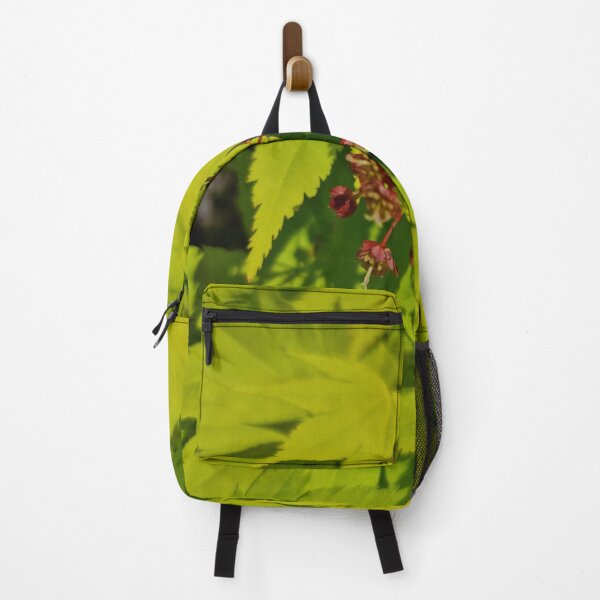 Item preview, Green Japanese Maple Leaves and Red Flower designed and sold by Gaboro.