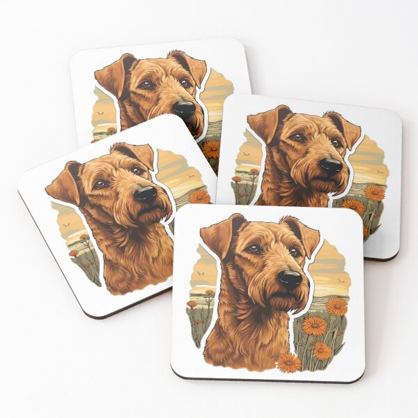 Item preview, Cute Flower Irish Terrier Mom Dad Guardian Angel Best Friend Doggie Paw designed and sold by SMARTKIT  DESIGNAGENCY.