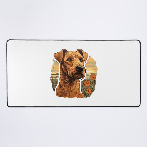 Item preview, Cute Flower Irish Terrier Mom Dad Guardian Angel Best Friend Doggie Paw designed and sold by SMARTKIT  DESIGNAGENCY.