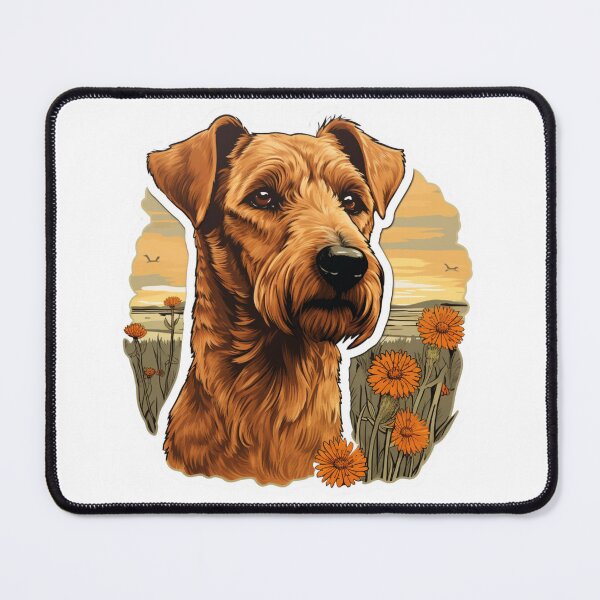 Item preview, Cute Flower Irish Terrier Mom Dad Guardian Angel Best Friend Doggie Paw designed and sold by SMARTKIT  DESIGNAGENCY.