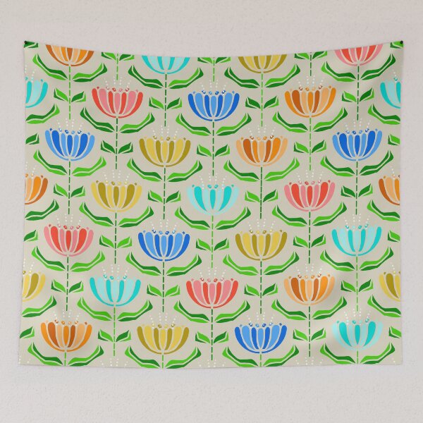 Item preview, Colorful Flowers designed and sold by marialindemann.