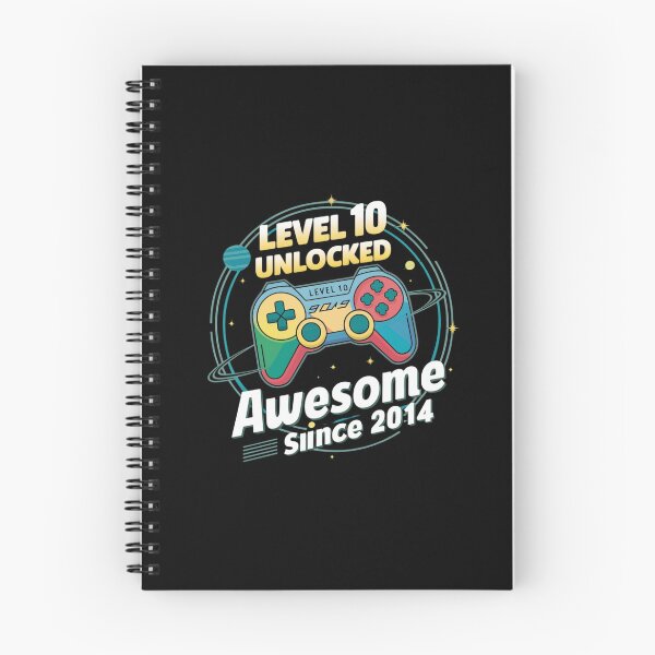 Item preview,  level 10 unlocked awesome since 2014 designed and sold by first-shirt ⭐ ⭐ ⭐ ⭐ ⭐.