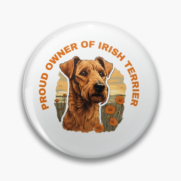 Item preview, Cute Flower Irish Terrier Mom Dad Guardian Angel Best Friend Doggie Paw designed and sold by SMARTKIT  DESIGNAGENCY.