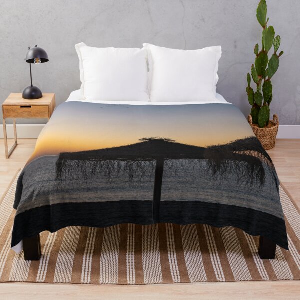 Item preview, Sunset on the beach with thatched umbrellas and seagulls. Nerja, Costa del Sol, Spain.	 designed and sold by TheTwoWorlds.
