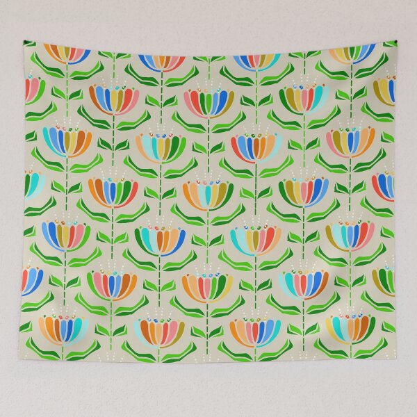 Item preview, Rainbow Flowers designed and sold by marialindemann.