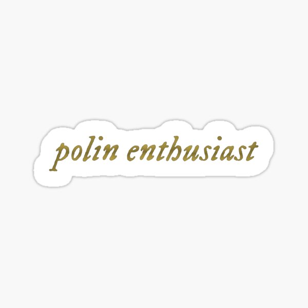 Aperçu de l'œuvre Passionné de Polin créée et vendue par lqvestickers.