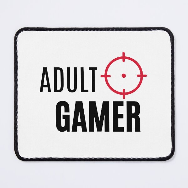 Item preview, Adult Gamer w/ Crosshair designed and sold by GoblinBoutique.