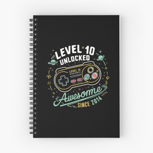 Item preview,  level 10 unlocked awesome since 2014 designed and sold by first-shirt ⭐ ⭐ ⭐ ⭐ ⭐.