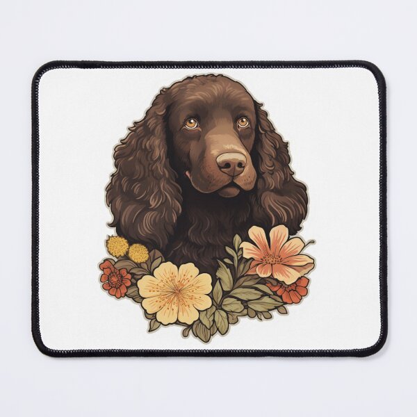 Item preview, Cute Flower Irish Water Spaniel Mom Dad Guardian Angel Best Friend Doggie Paw designed and sold by SMARTKIT DESIGNAGENCY.