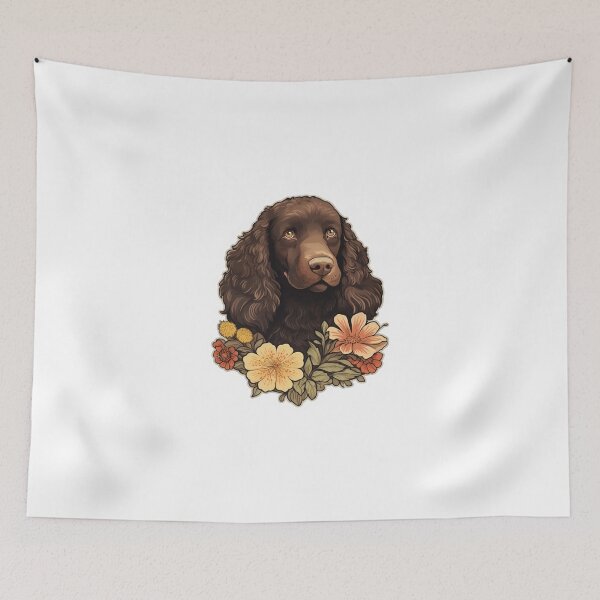 Item preview, Cute Flower Irish Water Spaniel Mom Dad Guardian Angel Best Friend Doggie Paw designed and sold by SMARTKIT  DESIGNAGENCY.