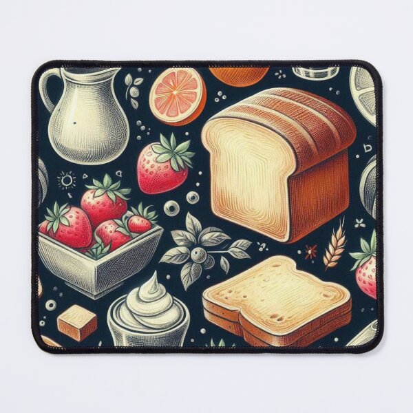 Item preview, Breakfast chalk pattern designed and sold by Vkinsify.